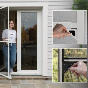 Telescopic Fly Screen for single doors - DIY Kit